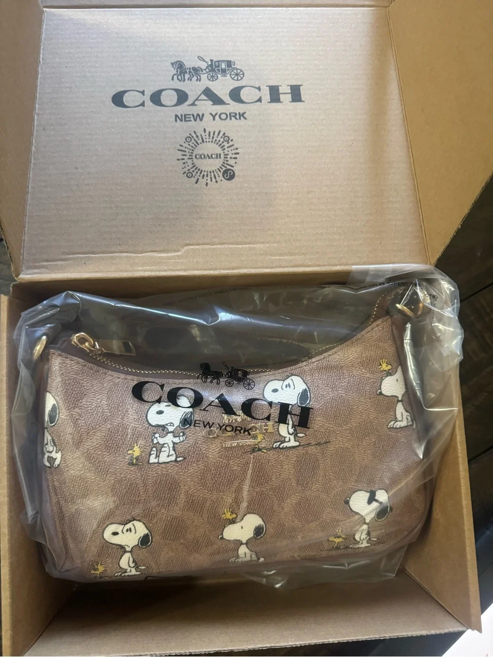 Coach mini wristlet